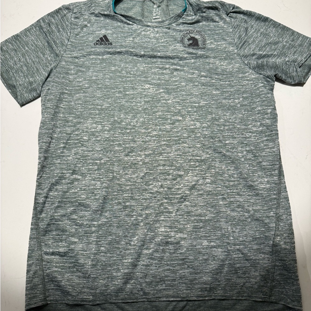 Adidas Men's Heathered Gray Short Sleeve Tee